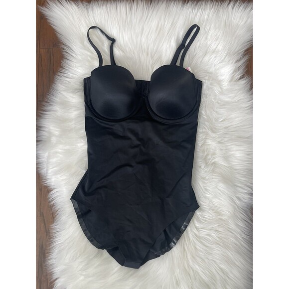 NWOT Spanx 10205R Under Wire Bodysuit with snaps Black Size L (E-10) - Picture 8 of 11